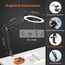 Evershop Ringlicht mit Stativ Handy Overhead 10”, Ring Light mit Fernsteuerung Ringleuchte Tish für Videos Fotos,3 Lichtfarben&10 Helligkeiten 360° Drehbar, Flexibel Dimmbar für Stream TikTok YouTube