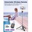 135CM Selfie Stick mit 2 Fülllicht, All-in-1 Handy Stativ mit Abnehmbarer Fernbedienung, 360° Drehbarer Tragbar Stativ Handyhalterung Stabil Selfie Stange Kompatibel mit iPhone/Samsung/Android
