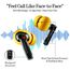 Nothing Ear (a) kopfhörer kabellos Bluetooth mit ANC, Bass-Enhance-Algorithmus und bis zu 42,5 Stunden Wiedergabezeit - Gelb