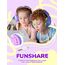 iClever Bluetooth Kopfhörer Kinder mit LED-Leuchten, 74/85dBA Lautstärkebegrenzung, 43 Stunden Spielzeit, Stereo-Sound, Typ-C, AUX-Kabel, Bluetooth5.3 Kinderkopfhörer für Tablet/Reisen Rosa lila