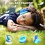 iClever Bluetooth Kopfhörer Kinder mit LED-Leuchten, 74/85dBA Lautstärkebegrenzung, 43 Stunden Spielzeit, Stereo-Sound, Typ-C, AUX-Kabel, Bluetooth5.3 Kinderkopfhörer für Tablet/Reisen