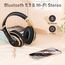 Lankey Sound Kopfhörer Kabellos mit 6 EQ Modi, Kopfhörer Bluetooth, 65 Std Over Ear Kopfhörer Bluetooth mit Eingebautem HD-Mikrofon, FM, SD/TF für Outdoor, Transport, Reisen, Studium
