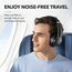 soundcore by Anker Q20i kabelloser Bluetooth Over-Ear-Kopfhörer mit Hybrid Active Noise Cancelling, 40h Spielzeit im ANC-Modus, Hi-Res Audio, Personalisierung per App(Schwarz)(Generalüberholt)