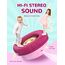 iClever Bluetooth Kopfhörer Kinder mit LED-Leuchten, 74/85dBA Lautstärkebegrenzung, 43 Stunden Spielzeit, Stereo-Sound, Typ-C, AUX-Kabel, Bluetooth5.3 Kinderkopfhörer für Tablet/Reisen