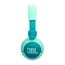 JBL Junior 320 BT, Kabellose On-Ear Bluetooth-Kopfhörer mit eingebautem Mikrofon für Kinder, 50 h Wiedergabe, JBL Safe Sound, geringer Lautstärke, einfacher Bedienung und Sticker-Set, Grün