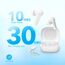 soundcore by Anker P20i Kabellose Bluetooth Kopfhörer in-Ear, 10mm Treiber, Bluetooth 5.3, Anpassbarer EQ, 30 Std. Spielzeit, IPX5 wasserfest, 2 Mikros mit KI, einzeln verwendbar (Weiß)