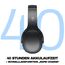 Skullcandy Crusher Evo Wireless Bluetooth-Kopfhörer mit zusätzlichem USB-C-Ladekabel, multisensorischem Bass, schallisolierender Over-Ear-Passform, 40 Stunden Akkulaufzeit - Schwarz