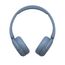 Sony WH-CH520 Kabelloser Bluetooth On Ear Kopfhörer, hohe Klangqualität, leichtes Design, bis zu 50 Stunden Akkulaufzeit, Schnellladung, EQ, klare Gesprächsqualität, iOS und Android, Blau