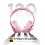 Picun B8 Kopfhörer, kabellos, Bluetooth, 120H Bluetooth-Kopfhörer über Ohr mit 3EQ-Musikmodi, Freisprecheinrichtung, tiefer Bass-Kopfhörer für Reisen, Zuhause, Büro, Handy, PC (Rosa)