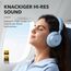 soundcore by Anker, Space One Kabellose Over-Ear Bluetooth Kopfhörer, Aktives Noise Cancelling, 2X stärkere Stimmunterdrückung, 40h Wiedergabe, App, Hi-Res Audio, Bluetooth 5.3 (Himmelblau)