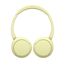 Sony WH-CH520 Kabelloser Bluetooth On-Ear-Kopfhörer, hohe Klangqualität, leichtes Design, bis zu 50 Stunden Akkulaufzeit, Schnellladung, EQ, klare Gesprächsqualität, iOS und Android - Gelb