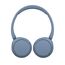 Sony WH-CH520 Kabelloser Bluetooth On Ear Kopfhörer, hohe Klangqualität, leichtes Design, bis zu 50 Stunden Akkulaufzeit, Schnellladung, EQ, klare Gesprächsqualität, iOS und Android, Blau