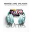 Picun B8 Bluetooth Over Ear Kopfhörer, 120H Spielzeit mit 3 EQ Modi, Niedrige Latenz, Freisprecheinrichtung, Tiefer Bass für Reisen, Zuhause, Büro & PC (Cyan)