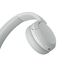 Sony WH-CH520 Kabellose Bluetooth-Kopfhörer - bis zu 50 Stunden Akkulaufzeit mit Schnellladefunktion, On-Ear-Modell - Weiß