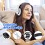 Uliptz Bluetooth Kopfhörer Over Ear, 65 Stunden Spielzeit Kopfhörer Kabellos 6 EQ-Modi, HiFi-Stereo Faltbares Bluetooth 6.0 Wireless Headphones für Reisen/Büro/Handy/PC (Silber)