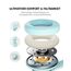 Picun B8 Bluetooth Over Ear Kopfhörer, 120H Spielzeit mit 3 EQ Modi, Niedrige Latenz, Freisprecheinrichtung, Tiefer Bass für Reisen, Zuhause, Büro & PC (Cyan)