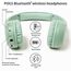 POGS Drahtloser Bluetooth Kinderkopfhörer | The Gecko 2 | Faltbarer robuster Kinderkopfhörer ab 3 Jahren | Lautstärkebegrenzung 70-85 dB | Mikrofon | On-Ear | Drahtlose Musik-Sharing-Funktion (rGrün)