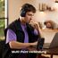 UGREEN HiTune Max5c Bluetooth Kopfhörer Over Ear mit Hybrid Active Noise Cancelling, Hi-Res Audio, LDAC, 75h Akku, Bluetooth 5.4, Spatial Audio, EQ in App, Duale Verbindung (Schwarz)
