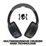 Skullcandy Crusher Evo Wireless Bluetooth-Kopfhörer mit zusätzlichem USB-C-Ladekabel, multisensorischem Bass, schallisolierender Over-Ear-Passform, 40 Stunden Akkulaufzeit - Schwarz