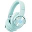 Picun B8 Bluetooth Over Ear Kopfhörer, 120H Spielzeit mit 3 EQ Modi, Niedrige Latenz, Freisprecheinrichtung, Tiefer Bass für Reisen, Zuhause, Büro & PC (Cyan)