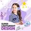 JoySpark Bluetooth Kopfhörer Kinder, Kabellose Kinderkopfhörer Over-Ear mit 85/94dB Lautstärkebegrenzung, 60 Stunden Spielzeit, Bluetooth 5.3, eingebautes Mikrofon-Lila