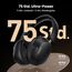 UGREEN HiTune Max5c Bluetooth Kopfhörer Over Ear mit Hybrid Active Noise Cancelling, Hi-Res Audio, LDAC, 75h Akku, Bluetooth 5.4, Spatial Audio, EQ in App, Duale Verbindung (Schwarz)