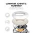 Picun B8 Bluetooth-Kopfhörer, 120 Stunden Kopfhörer, kabellos, Bluetooth, Freisprechanrufe, 3EQ & Spielmodus, faltbare Kopfhörer über Ohr für Reisen, Zuhause, Büro, Handy, PC, Weiß