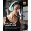 Picun B8 Bluetooth Over Ear Kopfhörer, 120H Spielzeit mit 3 EQ Modi, Niedrige Latenz, Freisprecheinrichtung, Tiefer Bass für Reisen, Zuhause, Büro & PC (Cyan)