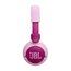 JBL Junior 320 BT, Kabellose On-Ear Bluetooth-Kopfhörer mit eingebautem Mikrofon für Kinder, 50 h Wiedergabe, JBL Safe Sound, geringer Lautstärke, einfacher Bedienung und Sticker-Set, Lila