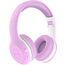 EarFun Bluetooth Kopfhörer Kinder, 74/85/94dB Lautstärkeregelung, HiFi Sound, HD-Mikrofon, 45 Std Akku, Faltbare, Einstellbar, Kopfhörer Kabellos Bluetooth Kinder für Schule/Reise/PC, Lila