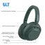 Sony ULT WEAR - Kabellose Kopfhörer mit Noise Cancelling, ULT Power Sound, ultimativer Deep Bass, selbem Prozessor wie WH-1000XM5, klare Anrufe, 30 Stunden Akkulaufzeit, iOS und Android - Forest-Gray