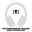 Skullcandy Crusher Evo Over-Ear Wireless-Kopfhörer mit Sensory Bass, 40 Std. Akkulaufzeit, Extra Charging Cable, Mikro, kompatibel mit iPhone, Android und Bluetooth-Geräten, Bone
