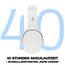 Skullcandy Crusher Evo Over-Ear Wireless-Kopfhörer mit Sensory Bass, 40 Std. Akkulaufzeit, Extra Charging Cable, Mikro, kompatibel mit iPhone, Android und Bluetooth-Geräten, Bone