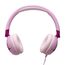 JBL Junior 320, On-Ear-Kopfhörer mit Kabel und eingebautem Mikrofon für Kinder, JBL Safe Sound, niedriger Lautstärke, 12 mm Soft Pad und Sticker-Set, tragbares Design, Lila