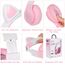 AXFEE Kopfhörer Kinder, Bluetooth-Kopfhörer Mit Katzenohren, Mädchen Katzenohr Over-Ear Mit LED-Licht, Faltbare Stereo Kabellose Kinderkopfhörer, Kinder-Kopfhörer für PC/Handy/iPad/Tablet-Rosa Weiß