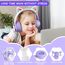 AXFEE Kopfhörer Kinder, 5.3 Bluetooth Kinderkopfhörer Over-Ear mit LED-Leuchten, Bluetooth-Kopfhörer Mit Katzenohren, Stereo Kopfhörer Kabellose, Mädchen Katzenohr Kinderkopfhörer für Handy/Tablet/PC