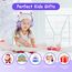 AXFEE Kopfhörer Kinder, 5.3 Bluetooth Kinderkopfhörer Over-Ear mit LED-Leuchten, Bluetooth-Kopfhörer Mit Katzenohren, Stereo Kopfhörer Kabellose, Mädchen Katzenohr Kinderkopfhörer für Handy/Tablet/PC
