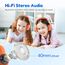 EarFun Bluetooth Kopfhörer Kinder, 85/94dB Lautstärkeregelung, HiFi Sound, HD-Mikrofon, 40 Std Akku, Faltbare, Einstellbar, Kopfhörer Kabellos Bluetooth Kinder für Schule/Reise/PC, Orange