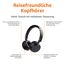 Amazon Basics kabellose Bluetooth 5.1-Over-Ear-Kopfhörer, 35 Stunden Spielzeit, leicht, verstellbar, für Reisen, Büro, Mobiltelefon, PC, schwarz