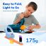 EarFun Bluetooth Kopfhörer Kinder, 74/85/94dB Lautstärkeregelung, HiFi Sound, HD-Mikrofon, 45 Std Akku, Faltbare, Einstellbar, Kopfhörer Kabellos Bluetooth Kinder für Schule/Reise/PC, Himmelblau