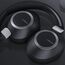 LORELEI B-C6 Kabellose Over-Ear-Kopfhörer, 50H Playtime Faltbare, leichte Bluetooth-Headsets, Tiefe Bässe, eingebautes Mikrofon, Ohrenschützer aus Memory-Schaumstoff, für Reisen(Space Black)