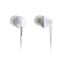Panasonic RP-HJE125E-W In-Ohr-Kopfhörer - Drei Paar Pass-Stücke, 10-24.000 Hz, 1,1 m Kabel, weiß