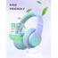 iClever Kinder Kopfhörer, Kinderkopfhörer mit Kabel 85dBA Sichere Lautstärke, HS19S Stereo-Sound Over Ear Kopfhörer für Kinder, Hi-Fi Klang, 3,5 mm kabelgebundene, Faltbare Kopfhörer für iPad/Computer