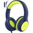 EarFun Kinder Kopfhörer, Kopfhörer Kinder mit Kabel, 85/94dB Lautstärkenbegrenzer, faltbar, verstellbar, Stereo Sound, HD-Mikrofon, Audio-Sharing, Over-Ear Kinderkopfhörer für Schule/Tablet/Reisen
