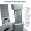 POGS Drahtloser Bluetooth Kinderkopfhörer | The Gecko 2 | Faltbarer robuster Kinderkopfhörer ab 3 Jahren | Lautstärkebegrenzung 85 dB | Mikrofon | On-Ear | Drahtlose Musik-Sharing-Funktion (rGrau)