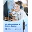iClever Kinder Kopfhörer, Kabel Kopfhörer für Kinder, Verstellbares Stirnband, Stereo Sound, Faltbare, Entwirrte Drähte, 3,5 mm Aux Jack, 85dB Volume Limited, Kinder Kopfhörer auf Ohr (Blue Black)
