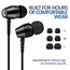 LUDOS OMNITONE Kopfhörer In Ear Kopfhörer mit Kabel und Mikrofon, 5 Jahre Garantie, In Ear Ohrhörer, 3,5 mm Klinkenstecker Earbuds, Satte Bässe Earphones, Headphones für iPhone, iPad, Huawei, Samsung
