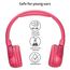 POGS Drahtloser Bluetooth Kinderkopfhörer | The Gecko 2 | Faltbarer robuster Kinderkopfhörer ab 3 Jahren | Lautstärkebegrenzung 85 dB | Mikrofon | On-Ear | Drahtlose Musik-Sharing-Funktion (rRosa)