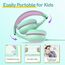 EarFun Kinder Kopfhörer, Kopfhörer Kinder mit Kabel, 85/94dB Lautstärkenbegrenzer, faltbar, verstellbar, Stereo Sound, HD-Mikrofon, Audio-Sharing, Over-Ear Kinderkopfhörer für Schule/Tablet/Reisen