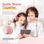 EarFun Kinder Kopfhörer, Kopfhörer Kinder mit Kabel, 85/94dB Lautstärkenbegrenzer, faltbar, verstellbar, Stereo Sound, HD-Mikrofon, Audio-Sharing, Over-Ear Kinderkopfhörer für Schule/Tablet/Reisen